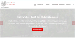 Desktop Screenshot of blut-christi.de